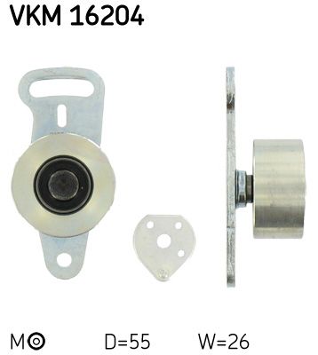 SKF VKM 16204 Tensioner Pulley, timing belt