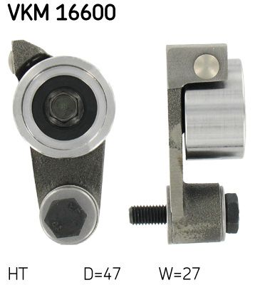 Tensioner Pulley, timing belt SKF VKM 16600