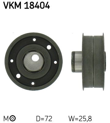 Tensioner Pulley, timing belt SKF VKM 18404
