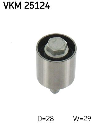Deflection/Guide Pulley, timing belt SKF VKM 25124