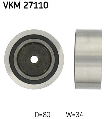 Deflection/Guide Pulley, timing belt SKF VKM 27110