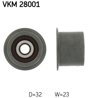 SKF VKM 28001 Deflection/Guide Pulley, timing belt
