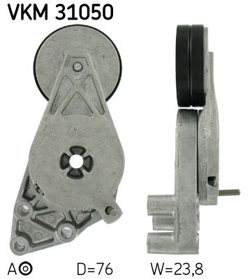 Tensioner Pulley, V-ribbed belt SKF VKM 31050