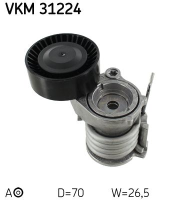 SKF VKM 31224 Tensioner Pulley, V-ribbed belt