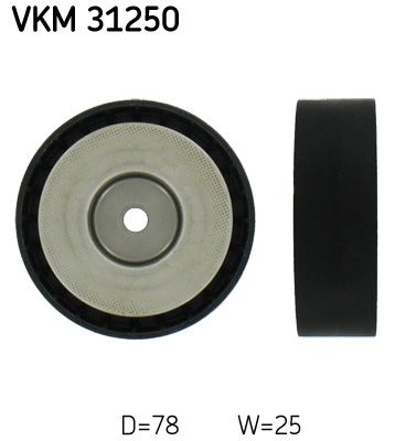 SKF VKM 31250 Deflection/Guide Pulley, V-ribbed belt