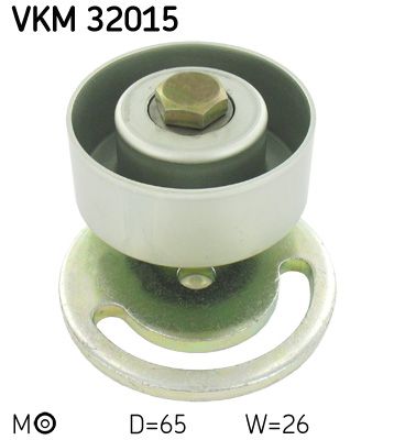 Tensioner Pulley, V-ribbed belt SKF VKM 32015
