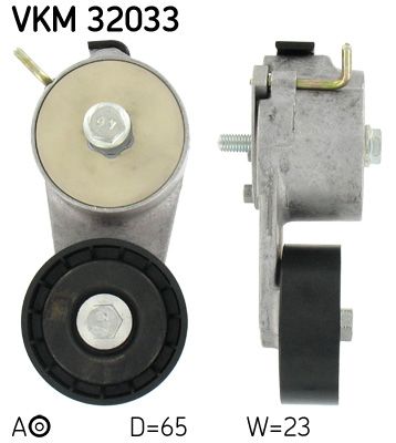 SKF VKM 32033 Tensioner Pulley, V-ribbed belt