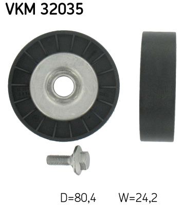 SKF VKM 32035 Deflection/Guide Pulley, V-ribbed belt