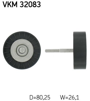 SKF VKM 32083 Deflection/Guide Pulley, V-ribbed belt
