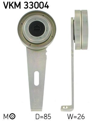 Tensioner Pulley, V-ribbed belt SKF VKM 33004