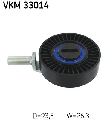 Tensioner Pulley, V-ribbed belt SKF VKM 33014