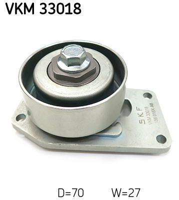 Tensioner Pulley, V-ribbed belt SKF VKM 33018