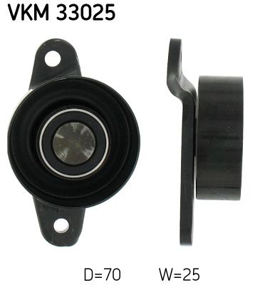 Deflection/Guide Pulley, V-ribbed belt SKF VKM 33025