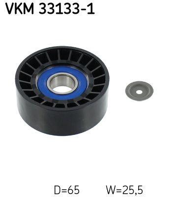 Deflection/Guide Pulley, V-ribbed belt SKF VKM 33133-1