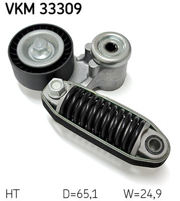 Tensioner Pulley, V-ribbed belt SKF VKM 33309