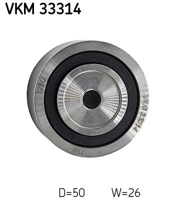 SKF VKM 33314 Deflection/Guide Pulley, V-ribbed belt