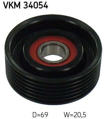 Deflection/Guide Pulley, V-ribbed belt SKF VKM 34054