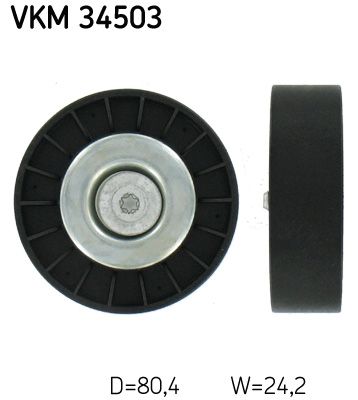 SKF VKM 34503 Deflection/Guide Pulley, V-ribbed belt