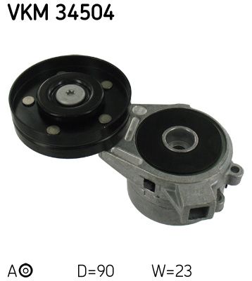 Tensioner Pulley, V-ribbed belt SKF VKM 34504