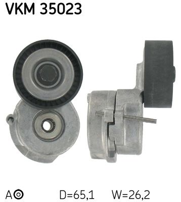 SKF VKM 35023 Tensioner Pulley, V-ribbed belt