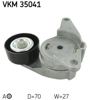 Tensioner Pulley, V-ribbed belt SKF VKM 35041