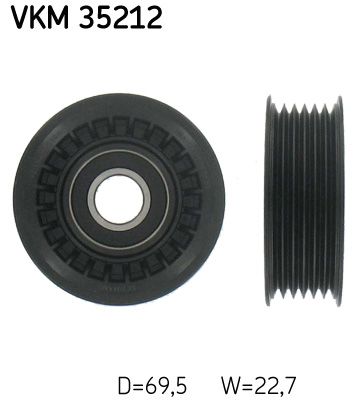 SKF VKM 35212 Deflection/Guide Pulley, V-ribbed belt