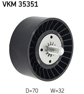 Deflection/Guide Pulley, V-ribbed belt SKF VKM 35351
