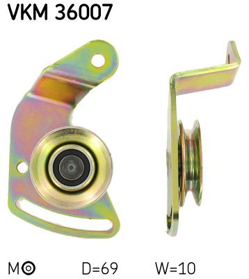 Tensioner Pulley, V-belt SKF VKM 36007