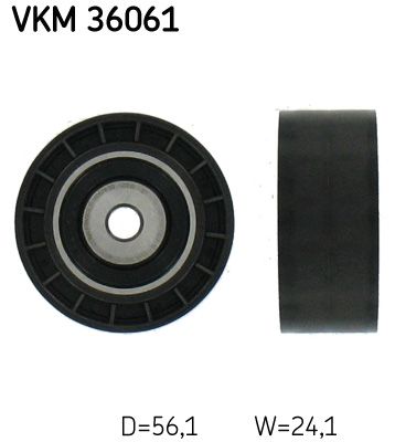 Deflection/Guide Pulley, V-ribbed belt SKF VKM 36061