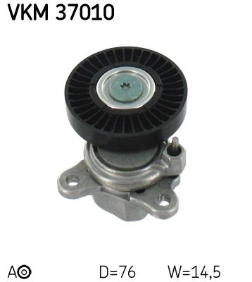 Tensioner Pulley, V-ribbed belt SKF VKM 37010