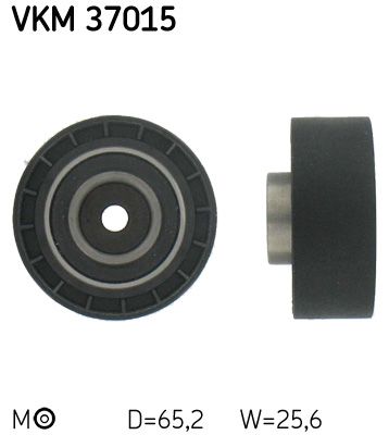 Tensioner Pulley, V-ribbed belt SKF VKM 37015