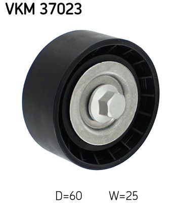 Deflection/Guide Pulley, V-ribbed belt SKF VKM 37023