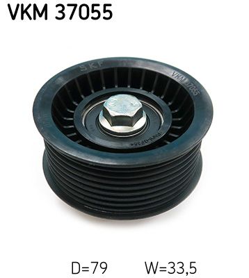 Deflection/Guide Pulley, V-ribbed belt SKF VKM 37055