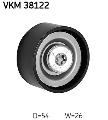 SKF VKM 38122 Deflection/Guide Pulley, V-ribbed belt