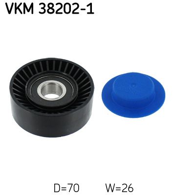 SKF VKM 38202-1 Deflection/Guide Pulley, V-ribbed belt