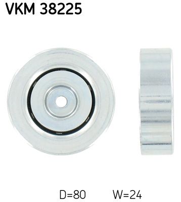 Deflection/Guide Pulley, V-ribbed belt SKF VKM 38225