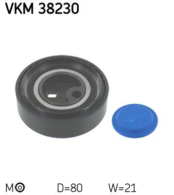 Tensioner Pulley, V-ribbed belt SKF VKM 38230