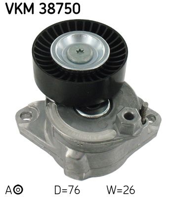 Tensioner Pulley, V-ribbed belt SKF VKM 38750