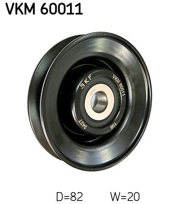SKF VKM 60011 Deflection/Guide Pulley, V-belt