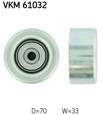 SKF VKM 61032 Deflection/Guide Pulley, V-ribbed belt