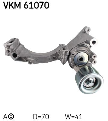 Tensioner Pulley, V-ribbed belt SKF VKM 61070