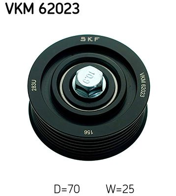 SKF VKM 62023 Deflection/Guide Pulley, V-ribbed belt