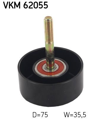 Deflection/Guide Pulley, V-ribbed belt SKF VKM 62055