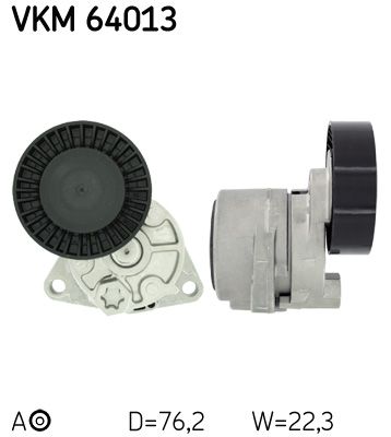 Tensioner Pulley, V-ribbed belt SKF VKM 64013