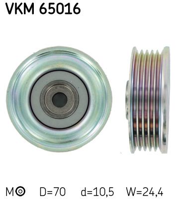SKF VKM 65016 Tensioner Pulley, V-ribbed belt