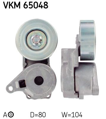 Tensioner Pulley, V-ribbed belt SKF VKM 65048