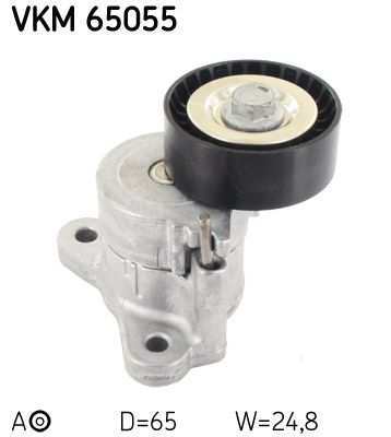 Tensioner Pulley, V-ribbed belt SKF VKM 65055