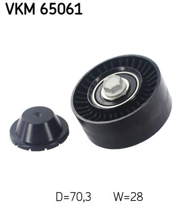 SKF VKM 65061 Deflection/Guide Pulley, V-ribbed belt
