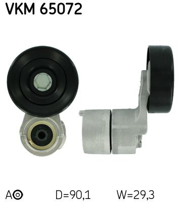 Tensioner Pulley, V-ribbed belt SKF VKM 65072
