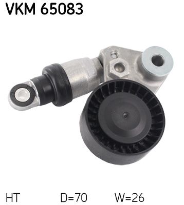 Tensioner Pulley, V-ribbed belt SKF VKM 65083